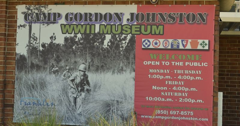 Camp Gordon Johnston - entrance sign